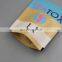 Wholesale Kraft ziplock Paper Bag Paper packing Bags Kraft Paper Bag with your own logo coffee custom packaging