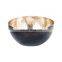 Metal Gold & Black Bowl