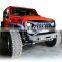 Front Shark Grill Grille Cover for 2018-2020 Jeep Wrangler JL Gladiator JT Matte Black