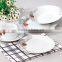 porcelaian dinner set with biscuit cup and saucer unique shape dinner plate