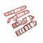 2020 For Land Rover Defender Glass Lift Switch Frame (Left Titanium) ABS