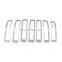 Maiker ABS Car Front Mesh Grille for Jeep JL Hood Bumper Grille Cover Trims for Jeep-Wrangler Accessories