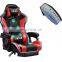 Commercial Popular Small MOQ Home Office Furniture Executive Recliner RGB Light  Cushion Swivel Ergonomic