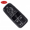 Haoxiang Interruptores de ventana eléctrica para automóvil. Interruptor de elevador de ventana universal 99161315702 para Porsche 911 991 2012 2013 2014 2015 2016 2017