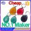 Cheap 13.56mhz mifa 1k plastic nfc tag keychain multi-color access key tags rfid
