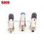 SNS NHRC Series Inch pneumatic high speed straight male threaded brass pipe connector rotary fittings