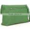 fashion grained leather clutch bag simple folded dinner ladies hand bags with wristlet strap 2016 popular apple green