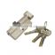 High quality Euro profile mortice lock double cylinder brass Core Body Double open Cylinder Door Lock