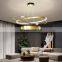 High Quality LED Dimmer Chandelier Simple Circular Pendant Light Ceiling Light for Indoor Hotel Engineering
