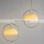 Kitchen White Glass Ball Chandelier Lamp Restaurant Indoor Decorative Nordic Modern Hand Blown Glass Pendant Light