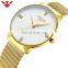 Custom logo simple fashion casual slim ultra thin original elegance  quartz watch
