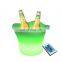 High Quality KTV High Quality KTV Bar Party Aero-pot Bar Holiday Lighting Cooler Box Plastic LED Ice Bucket