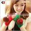 2015 Fashion Cheap Knitted Red Mittens