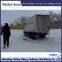 Truck modification with rubber tracks, half chain tracks, snow anti-skid and anti sinking features