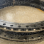 Large flanged EPDM flexible rubber joint with acid and alkali resistance