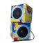DIY Funny 3.5mm jack Mobile Phone Custom printed paper foldable mini cardboard speaker