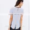 T-shirt for Women New Arrival Chiffon t Shirt Latest New t Shirt Design High Quality And OEM Service t Shirt Manufacturing TS050
