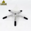 Aluminum Swivel Plate Chair Base Furniture Legs for Lounge Chair Turned Chair Parts With Swivel Function