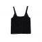 Spring new European and American style round neck women's design sense niche temperament suspender knitted sweater