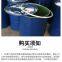 200L EPR Coated Iron Drum 208L Necking Steel Drum Customized 200kg Steel-plastic Composite Drum Factory Outlet Wan Shuo.