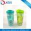 Double wall clear tumbler with pvc insert