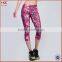 2016 colorful sublimation printing brazilian yoga pants