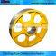Cast Iron Rope Sheave Pulley,Elevator Cast Iron Pulley Sheave,Elevator Deflector Sheave,Elevator Cast Iron Pulley