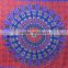 Modern woven Tapestry Mandala bed spread tightly loomed tapestry throw