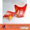 Custom food grade disposable french fries paper cup/fries box wholesale