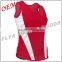 Womens Athletic Lightweight Polyester Running Wear Tank Top Singlet with Side Panels