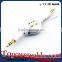 Factory Wholesale Retractable 3.5mm Speaker AUX Stereo Audio Cable In Car