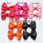 Unique 12cm big sequin hair bowknot hair decoration,girly hair bow headband
