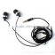 Bulk items mobile accessories free sample fashion earplugs metal housing earphones