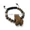 Good Quality Wood PRAYING HANDS Pendant Adjustable Hip Hop Wood Bracelet