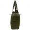 Olive canvas tote bag