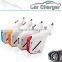 Promotional Dual port USB Car charger for 1A 2.1A/ PS-C09