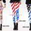 cheap piece in stock Custom gym China supplier fashion printed yoga and sport fitness sexy leggings for women