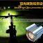 New fashion double light spot rechargeable aluminum bicycle front light LED flashlight