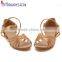 Hot Sale Latin Shoes Double Buckle girls Low Heel Dance Shoes