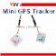 Realtime GSM Mini Portable GPRS Tracking SOS GPS Tracker With black/blue/pink colors