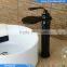 Oil Rubbed Bronze Black Bathroom vessel sink Faucet Waterfall Wash Basin Faucet, Single Handle Basin Mixer