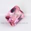 Pink semi precious stones, pink cz stone, octagon cut gem stone