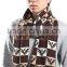 fashion snowflake knitted winter scarf19