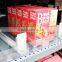 plastic shelf divider pusher system for supermarket
