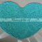 top quality heart-shaped indoor mat