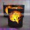 The tree shape picture decoration black candle jar