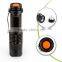 T6 LED Small Pocket Torch Light Tactical Zoomable LED Flashlight with Clip                        
                                                Quality Choice