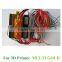 Dual Extruder for 3D printer MK8 Extruder 3D Printer Parts 12V/24V 0.5mm 0.4mm 0.3mm 0.2mm Nozzle
