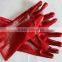 double coated red pvc coated gloves