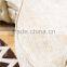 Living Room Classical French Furniture Fabric Button Beige Corner Sofa AL043